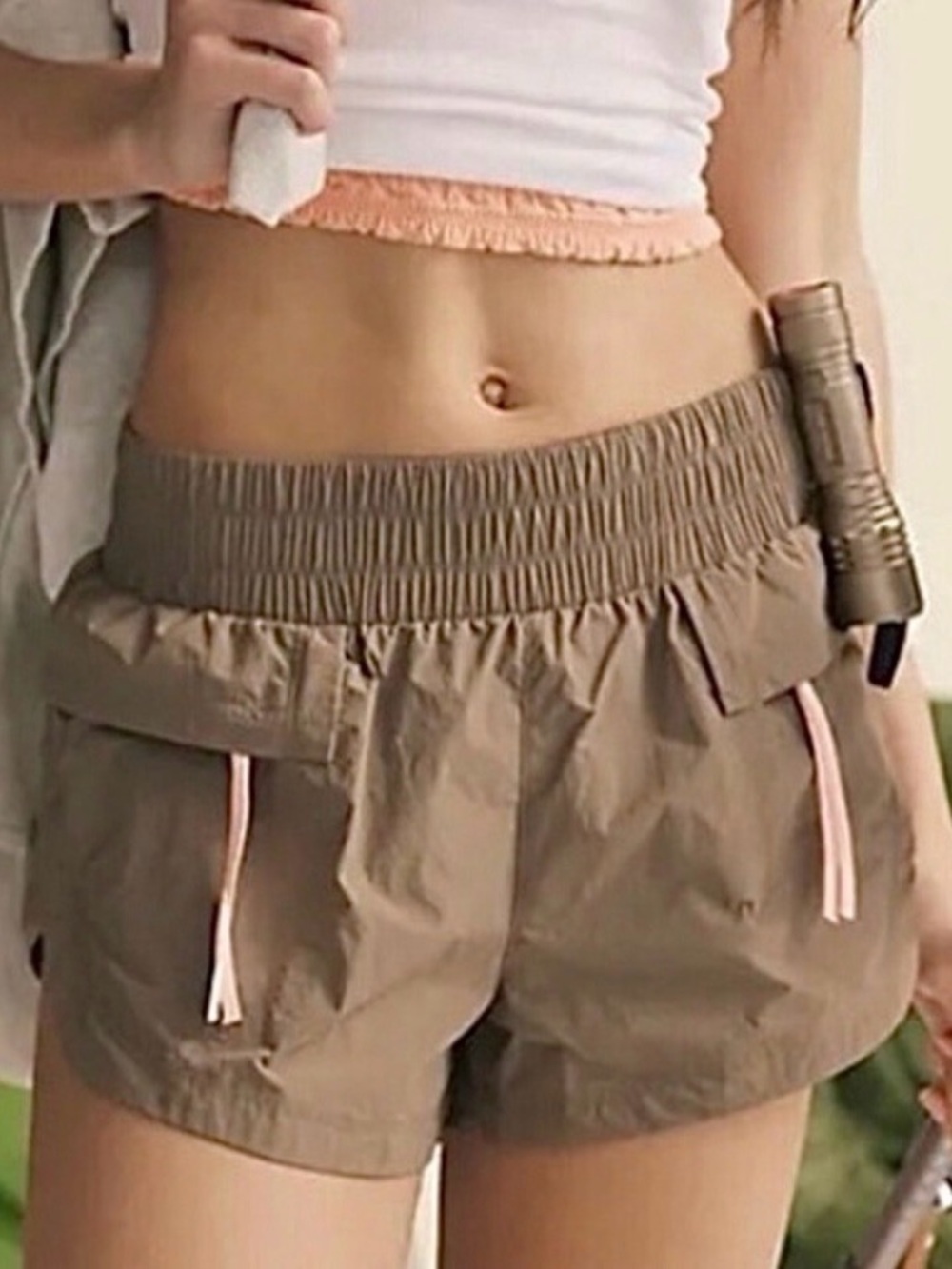 Free People FP Movement Way Home Cargo Shorts Size Small NWOT Hiking Outdoor